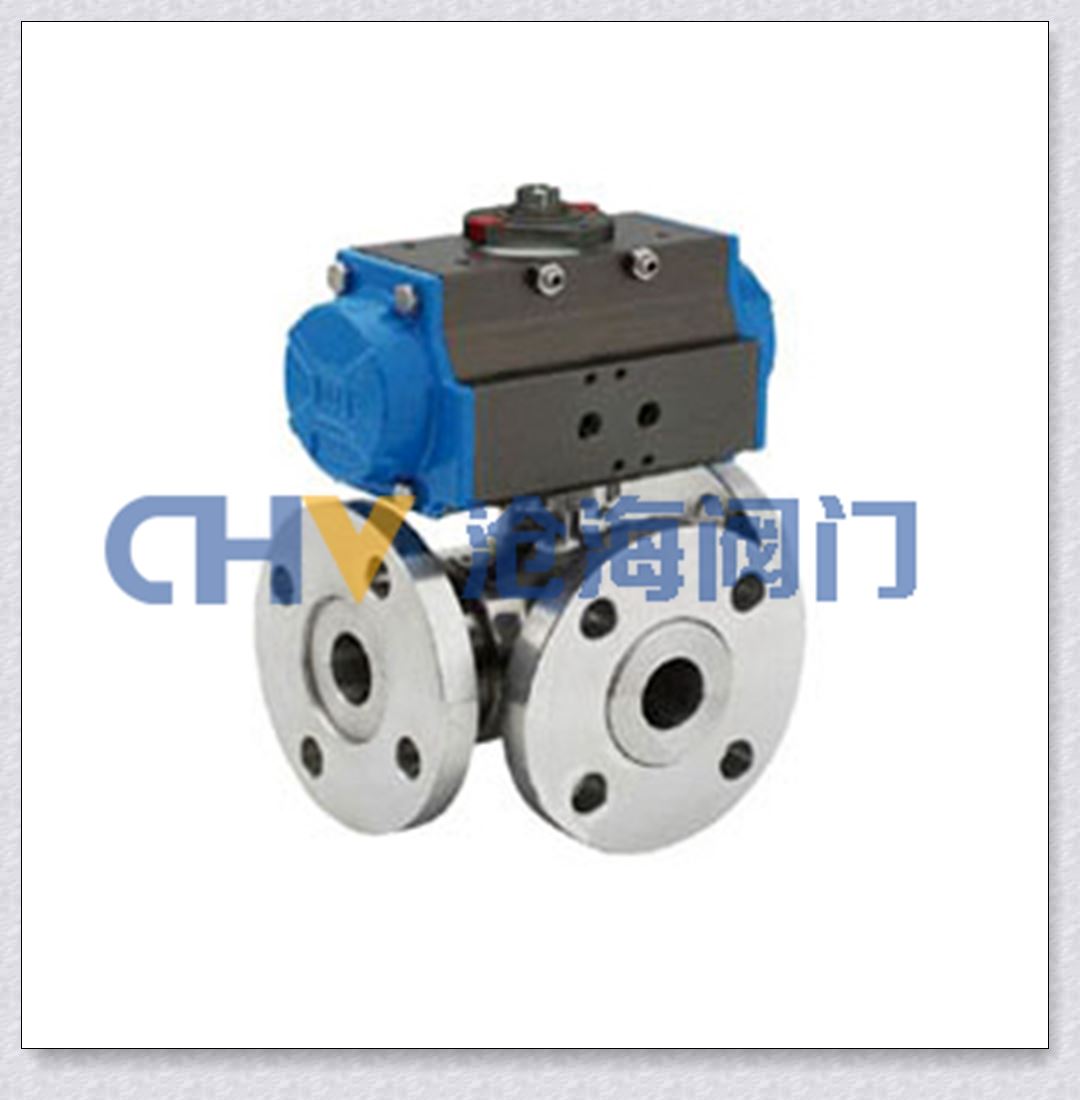 Q644F(H)、Q645F(H)氣動(dòng)三通球閥